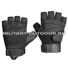 Anbison S.O.L.A.G. Half Finger Tactical Gloves Black